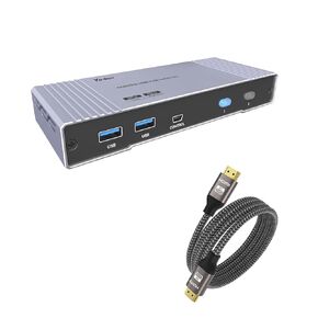 8K HDMI Switch + 8K HDMI Cable 6ft