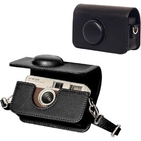 CAIYOULE Case for KODAK EKTAR H35 H35N Half Frame Film Camera for Kodak Ultra F9/F8/I6 Instant Film Camera with Shoulder Strap-Black（No Camera）