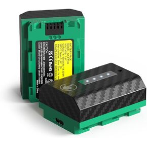2 Pack NP-FZ100 Camera Battery for Sony A7 III, A7R III, A9 Digital Camera 2600mAh Replacement Battery Compatible with Sony Alpha A7C, A9/A9S, A6600,A7R3, ZV-E1, FX3, FX30