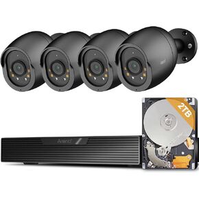 ARENTI 5MP PoE IP Camera Outdoor, Bullet Surveillance Cameras for Home Security with Human/Vehicle Detection, Full Color Night Vision, Two Way Talk, App Control