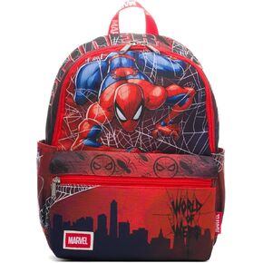 Marvel Spiderman 13" Deluxe Nylon Daypack Featuring Miles Morales and Gwen Stacy