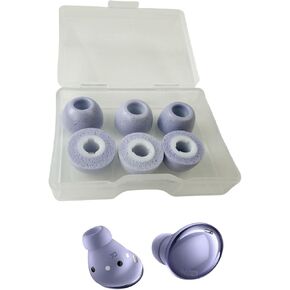 Memory Foam Tips Replacement Earbuds Tips for Galaxy Buds Pro 2021 SM-R190 Ear Foam Tip Eartip Fit in The Charging Case Ear Covers, S/M/L, 6PCS, Black in Kuwait