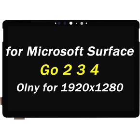 Screen Replacement for Microsoft Surface Go 2 1901 1926 Go 3 1927 Go 4 1920x1280 10.5" LCD Display Touch Screen Digitizer Assembly (Only for 1920x1280 Screen)