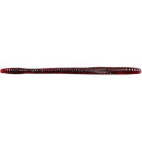 Berkley Powerbait Fatty Bottom Hopper Worm Fishing Bait, 7", 8Count, Redbug, Fatty Bottom Hopper Worm