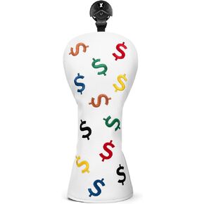 Magnetic Golf Mallet Putter Cover, Not Easy to Fall, Golf Mallet Putter Cover Size 5.5''*4.9''*1.3'', Fit Most Putter Brand, Colorful Mallet Head Cover, Three-Layer Material Protects Against Scratches
