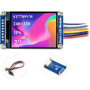 MINI LCD شاشة 2INCH LCD MODULE متوافقة مع Raspberry PI 5/4B/3B+/3B/ZERO W/WH/ZER