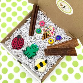 Dog Treat Gift Box | Human Grade, Handmade, and Decorated Dog Cookies | Gifts for Medium & Large Dogs | No Artificial Preservatives | Made in The USA (Tipsy Mutt)