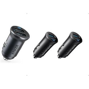 Anker USBA Car Charger with 2-Pack USBC Car Charger