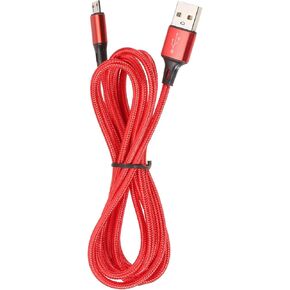 MECCANIXITY Controller Charger Cable, 6Ft USB A to Micro USB Cable USB Cable Micro USB Cable Charging Cable USB Cable Fast Charging Phone Charger Cord, Silver