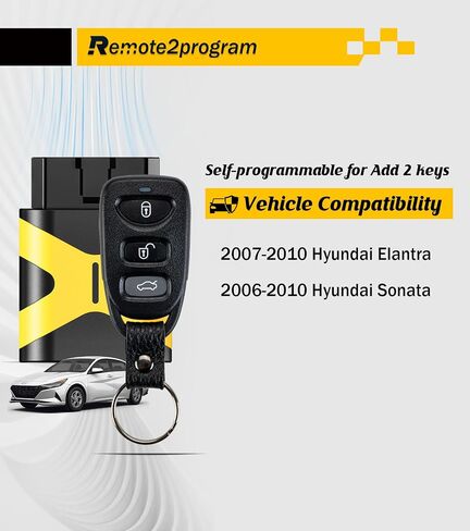 برمجة Car Key DIY لعدم وجود بديل عن بُعد عن بُعد عن بُعد عن بُعد عن بُعد عن بُعد عن بُعد لعام 2007-2010 Hyundai Elantra/2006-2010 Hyundai Sonata مع FCC: Osloak-310T (4 زر/أوسواك -310T) in Kuwait