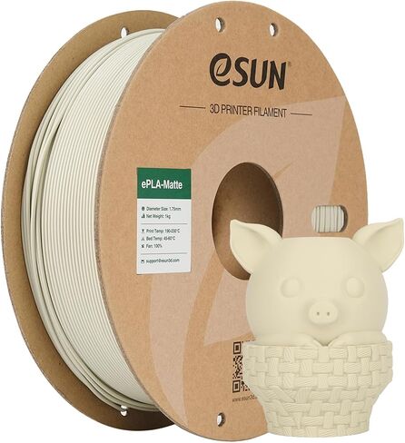 eSUN Matte PLA Filament 1.75mm, 3D Printing PLA Filament 1.75mm Dimensional Accuracy +/- 0.03mm, 1kg Carboard Spool (2.2lbs) for Most FDM 3D Printers,Dark Grey in Saudi Arabia