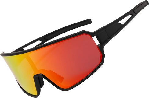 Polarized Sports Sunglasses TR90 Frame Men Women Outdoor Shield Glasses for Cycling, Baseball, Running, Fishing in Saudi Arabia