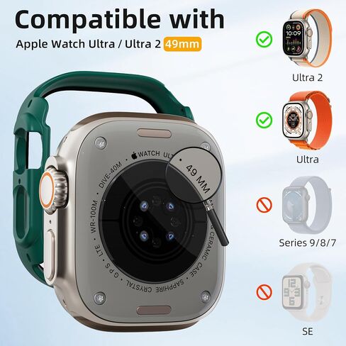 2 حزمة [لا يوجد شاشة واقي] مصد من Apple Watch SE/Series 6/5/4 40mm ، غطاء مصدٍ رفيع النحيف ، إطار واقٍ من الكمبيوتر الصلب All-Around Edge لإكسسوارات IWatch 40mm ، Clear in Saudi Arabia