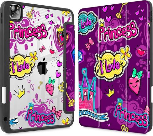 Tuiklol لـ iPad Pro 11 بوصة Case M2 2022 Generation 4th -Built -in Holder Holder Cover Froofroof Cover Cover Comply Wratprapt Wrand Fit for iPad 11 2021 2020 2018 Gen 3rd/2nd/1st for Kid ، Purple Abstract in Kuwait
