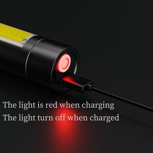 3 عبوات من مصابيح LED الصغيرة للجيب الصغير، مصابيح USB عالية اللومن قابلة لإعادة الشحن، مصابيح فلاش EDC قوية، مصابيح فلاش EDC للجيب ومصباح يدوي من الألومنيوم للمنزل والطوارئ والتخييم (3) in Kuwait
