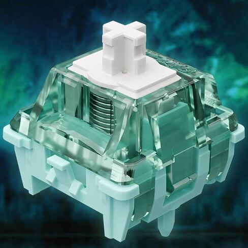 GATERON Magnetic Jade Pro Linear Factory Pre-lubed Freely Setting Pre-Travel 20mm Longer Spring Key Keyboard Switches for Magnetic Gaming Keyboard (90 Pcs, Magnetic Jade Pro) in Saudi Arabia