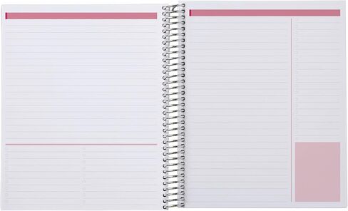 Erin Condren 8.5" X 11" Spiral Bound Productivity Notebook - Mid Century Circles, 160 Lined Page & To Do List Organizer Notebook, 80Lb Thick Paper, Stickers Included in Kuwait