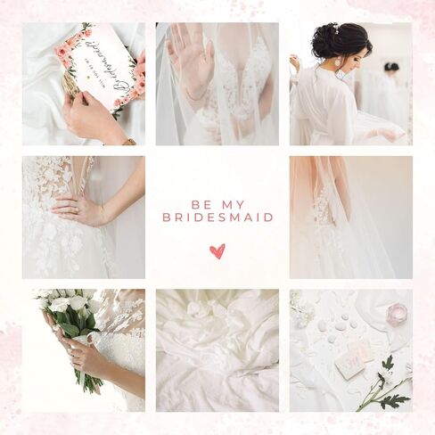 TERRATREK 48 Pcs Bridesmaid Proposal Gifts, Maid of Honor Proposal Gifts for Wedding, Bridal Party Gifts with Will You Be My Bridesmaid Card, Bridesmaid Gifts Sets of 6 for Wedding Day (Champagne) in Kuwait