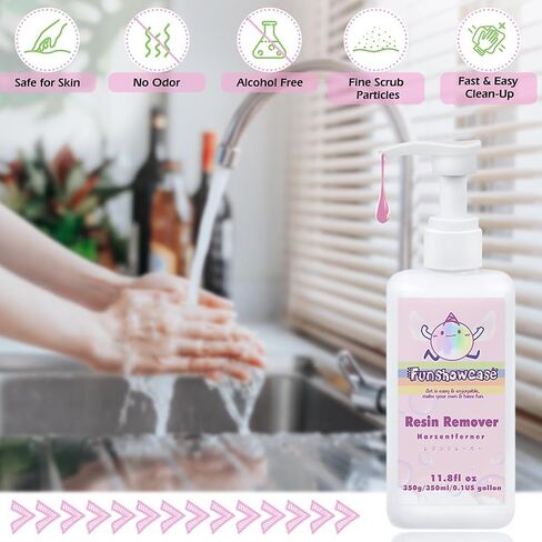 Resin Cleaner Epoxy Remover with Refill Set 10oz 300ml in Kuwait