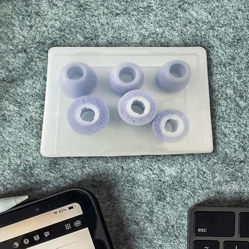 Memory Foam Tips Replacement Earbuds Tips for Galaxy Buds Pro 2021 SM-R190 Ear Foam Tip Eartip Fit in The Charging Case Ear Covers, S/M/L, 6PCS, Black in Kuwait