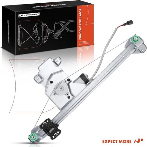 A-Premium Electric Power Window Regulator with Motor Compatible with Chevrolet Colorado GMC Canyon 04-12 Isuzu i-290 i-370 2007-2008 Rear Left Driver Side in Saudi Arabia