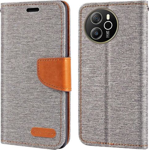 Case Compatible with Blackview Shark 8, Oxford Leather Wallet Case with Soft TPU Back Magnet Cover (6.78") in Kuwait