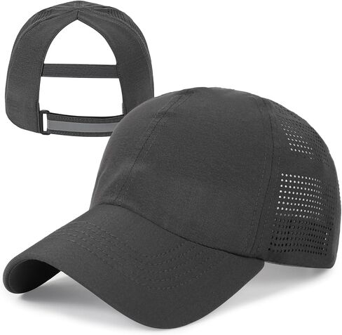 Womens Baseball Cap,Quick Drying Ponytail Hat,Lightweight UV Protection Mesh Sun Hat,Breathable Running Golf Hats for Women in Kuwait
