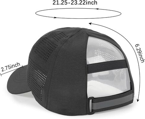 Womens Baseball Cap,Quick Drying Ponytail Hat,Lightweight UV Protection Mesh Sun Hat,Breathable Running Golf Hats for Women in Kuwait