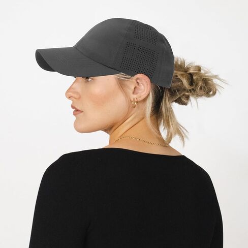 Womens Baseball Cap,Quick Drying Ponytail Hat,Lightweight UV Protection Mesh Sun Hat,Breathable Running Golf Hats for Women in Kuwait