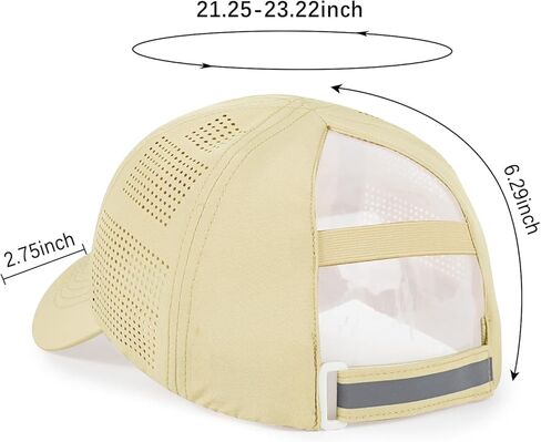 Womens Baseball Cap,Quick Drying Ponytail Hat,Lightweight UV Protection Mesh Sun Hat,Breathable Running Golf Hats for Women in Kuwait