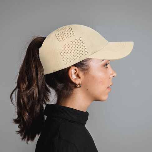 Womens Baseball Cap,Quick Drying Ponytail Hat,Lightweight UV Protection Mesh Sun Hat,Breathable Running Golf Hats for Women in Kuwait