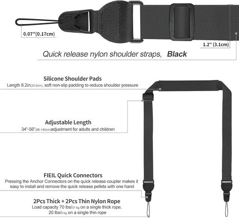 Adjustable Shoulder Straps, Universal IPad lanyard, Silicone Padded Camera Strap with Quick Release Buckle, Comfort Neck Strap for Cameras, iPads, Tablet Case, Binoculars (Royal Bule) in Saudi Arabia