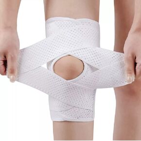 1PC Sports Knee Pad Men Women Pressurized Elastic Knee Pads Arthritis Joints Protector Fitness Gear Volleyball Brace Protector