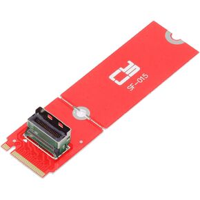Card PCI-E 5.0 M.2 M-Key to MCIO Mini Cool Edge IO Female Host Adapter for PCIe Nvme SSD 2280 2230