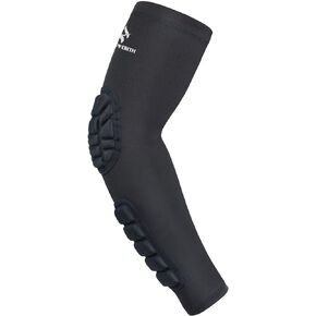 Pads Arm Forearm Elbow Sleeve Compression Protective Support Single