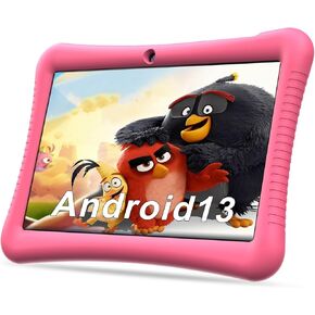 10 Inch Tablet Android 13,Gaming Tablet for Kids 6-12,Large 10.1''IPS FHD Display Tablet PC with WiFi, Dual Camera, GPS, Bluetooth, 6000mAh Battery