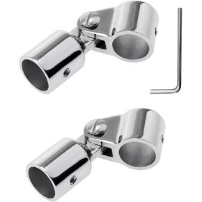 Bimini Top Jaw Slide Eye End Cap Marine Boat Hardware Heavy Dudy Bimin Top Hardware 316 Stainless Steel Round Tubing 2 Pairs