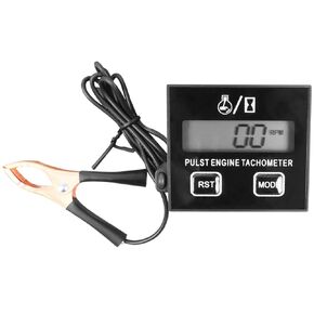 Chainsaw Tachometer, Small Engine Digital Inductive RPM Tool Fit for Chainsaw Cropper Generator Lawn Mower RV ATV Dirt Bike Motocross Boat Tractor