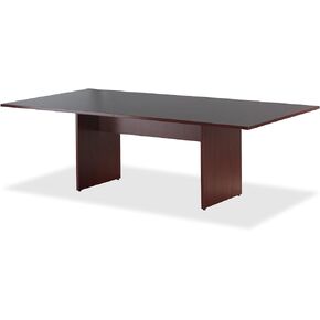 Lorell Rectangular Conference Table, 48 by 96 by 1-1/4-Inch, Mahogany