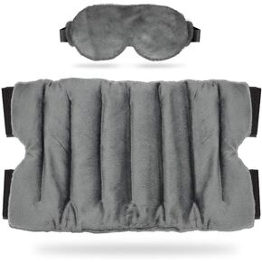 Multi-Use Wrap Hot & Cold Therapy Pain Relief Pad, Muscle Relaxation Reusable Full Body, Neck and Shoulder Pack, Elbow, Lower Back, Foot, Eye Mask for Dry Eyes & Headaches