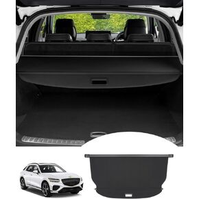 Powerty Cargo Cover Compatible with Mazda CX-30 2020-2024 Accessories Trunk Cover Trunk Security Shield Shade Black (Can Withstand The Load)