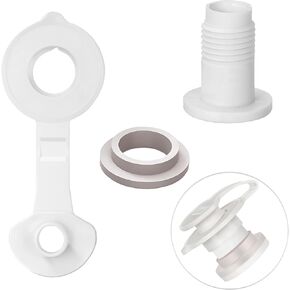 Cooler Standard Drain Plug Assembly, Drain Plug Replacement for Cooler - 1.5" Shaft Length