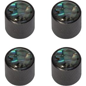 4Pcs Electric Guitar Dome Potentiometer Knob Volume Tone Control Knobs Abalone Top for 6mm Diameter Shaft Audio Knobs, Switch Knob and Bass Volume Control Knobs in Kuwait