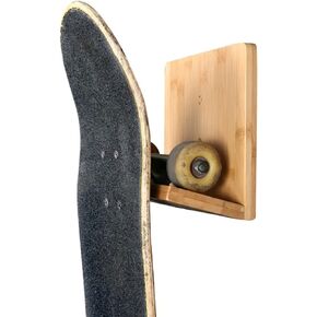 COR Surf Bamboo Skateboard Wall Rack
