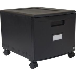 Storex 61264B01C File Cabinet, 1-Pack, Black