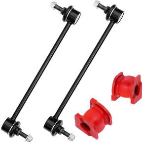 4PC Front Sway Bar Links + Front Bushings FITS 2001-2013 Acura MDX / 2003-2013 Honda Pilot K90349