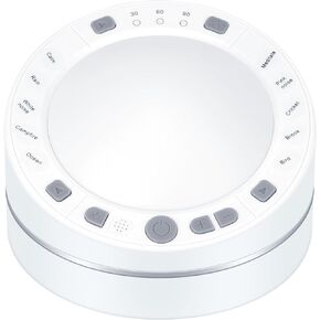 White Noise Machine, Portable Sleep Sound Machine for Baby and Adult, Battery Powered Sleep Therapy for Home and Travel - GH-007