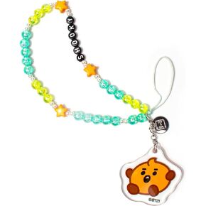 iFace LINE FRIENDS BT21 BABY Beaded Wristlet Universal Charm Strap - Wrist Strap for Cell Phone Camera Keys AirPods