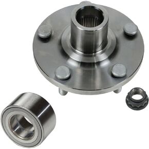 TRQ Front Wheel Hub & Bearing Kit Driver or Passenger Side for Avalon/Camry / ES330 / ES350 / Highlander / RX330 / RX350 / RX400h / Sienna/Solara/Venza
