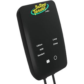Battery Tender 8 AMP 12V Battery Charger and Maintainer - Automotive Switchable 8 AMP / 2 AMP - Selectable Chemistry Standard Lithium AGM - Cars SUVs Trucks and Boats - 022-0337-DL-WH
